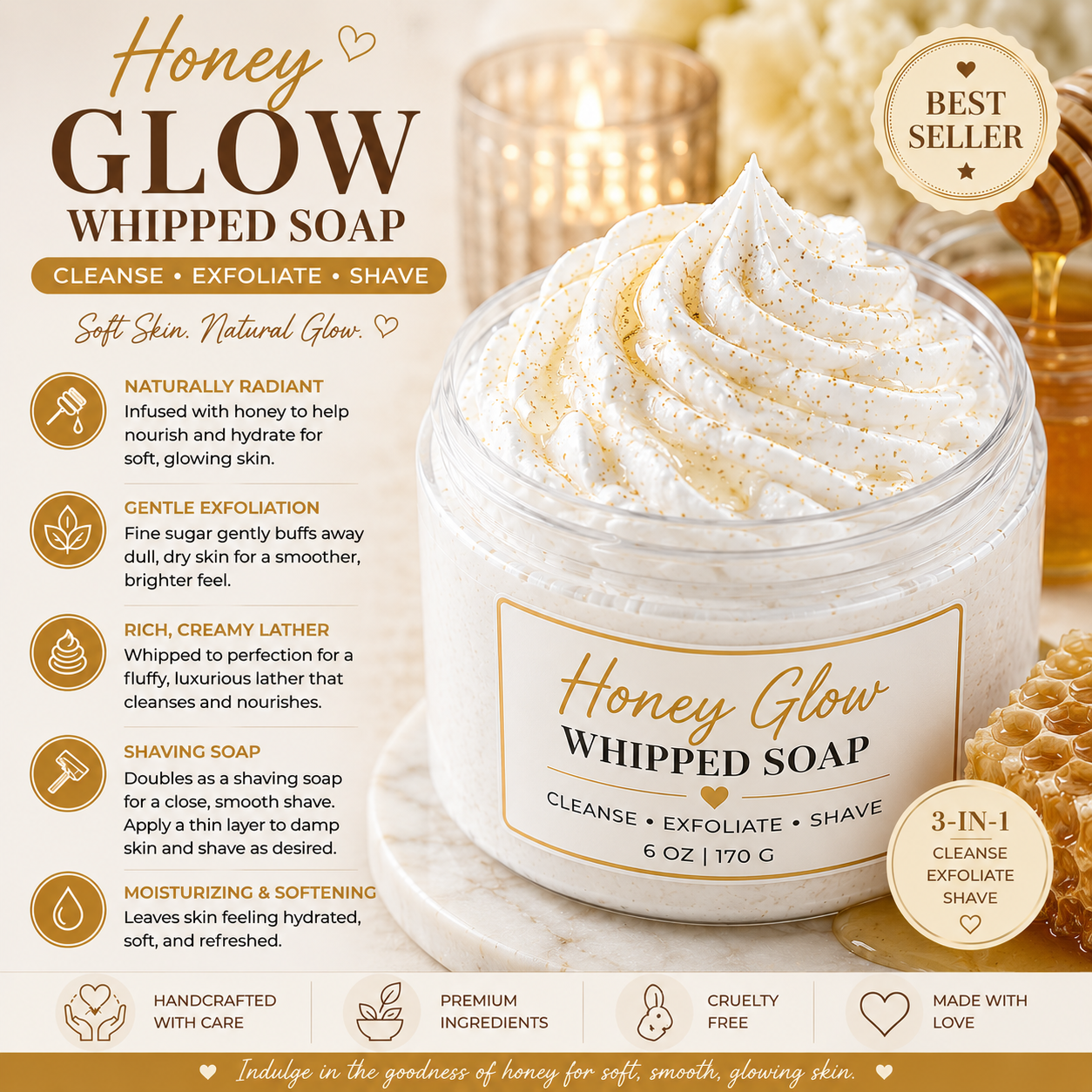 Whipped Soap Bundle~ 2 for $25